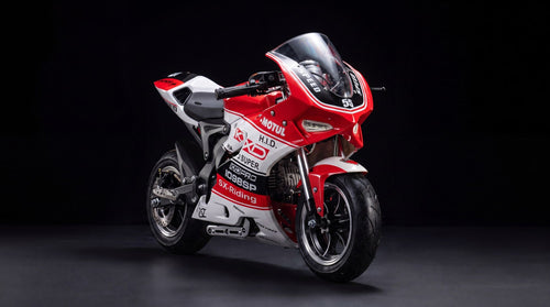 Apex 60 — red & white MiniGP pocketbike