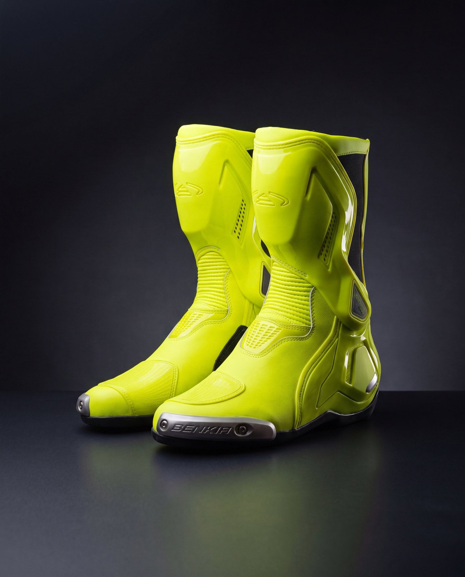 Neon race boots