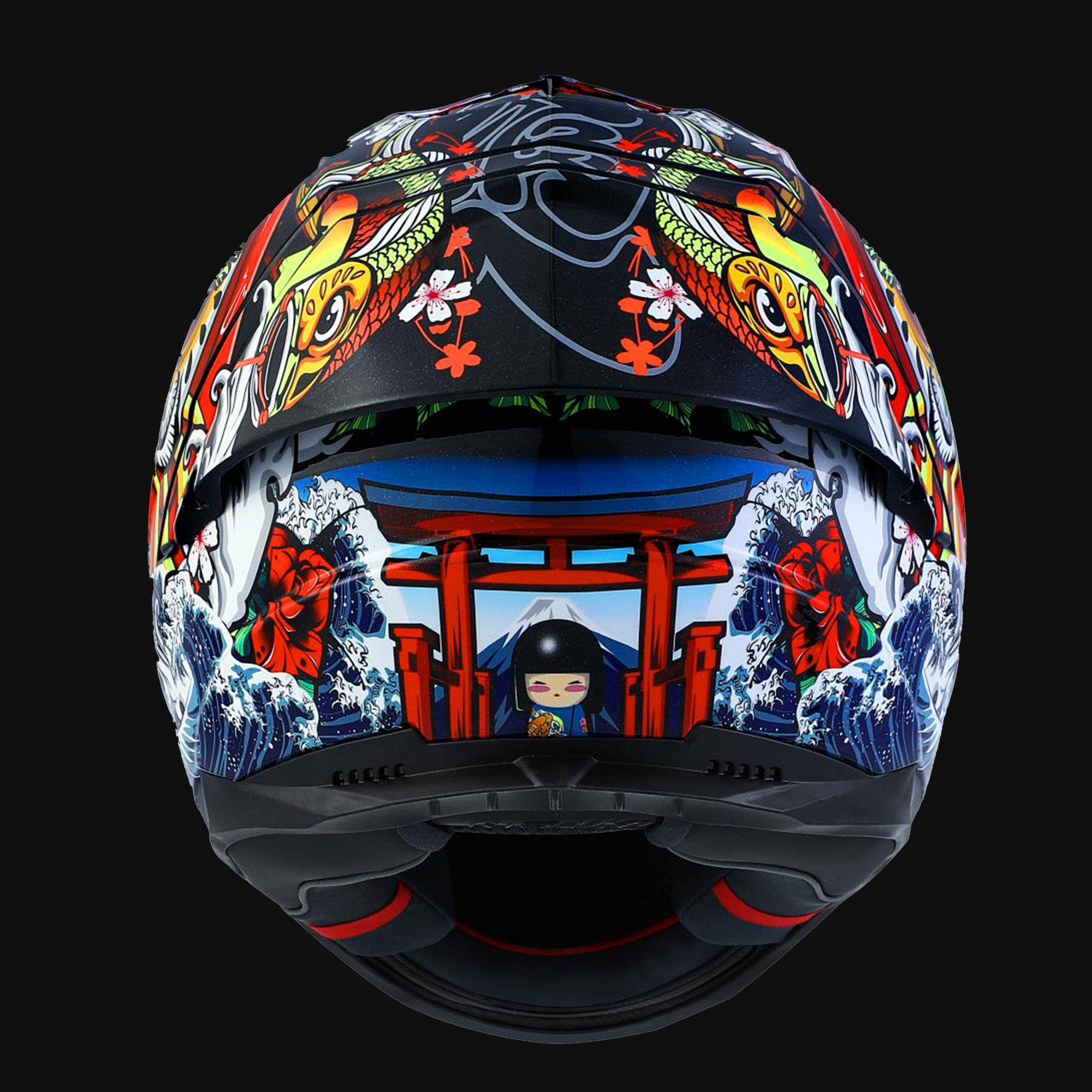 Daruma B helmet — back