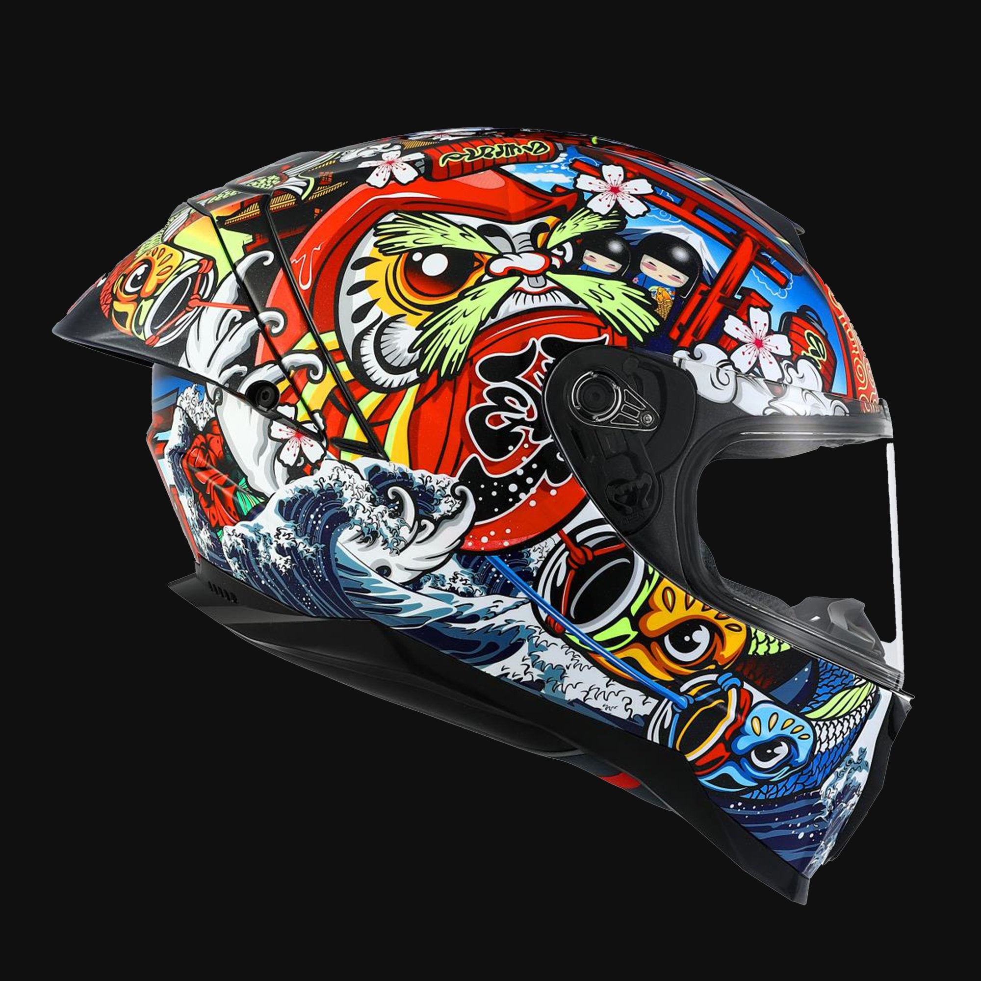 Daruma B helmet — side