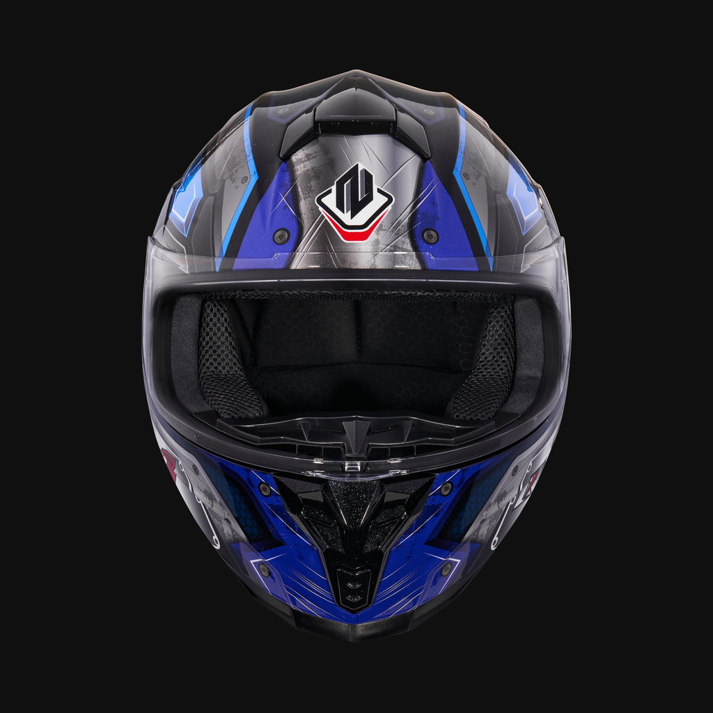 Mecha D helmet — front